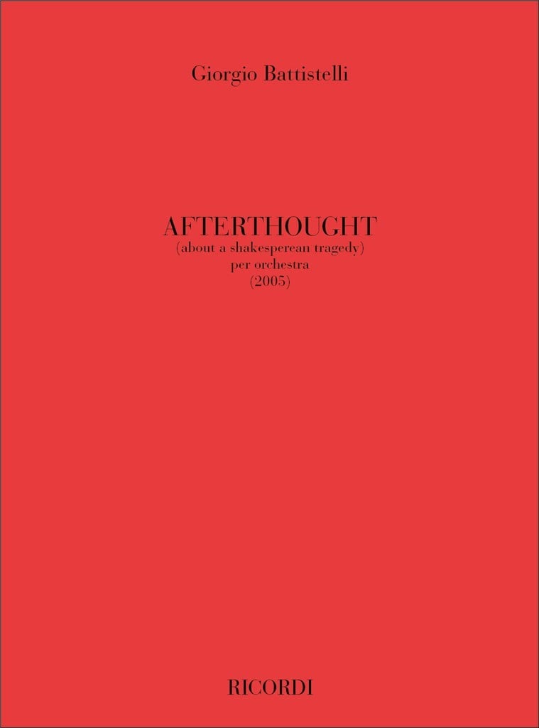 Afterthought
